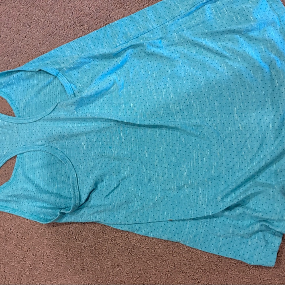 Athletic Works Turquoise Racerback Tank Top - Picture 6 of 6